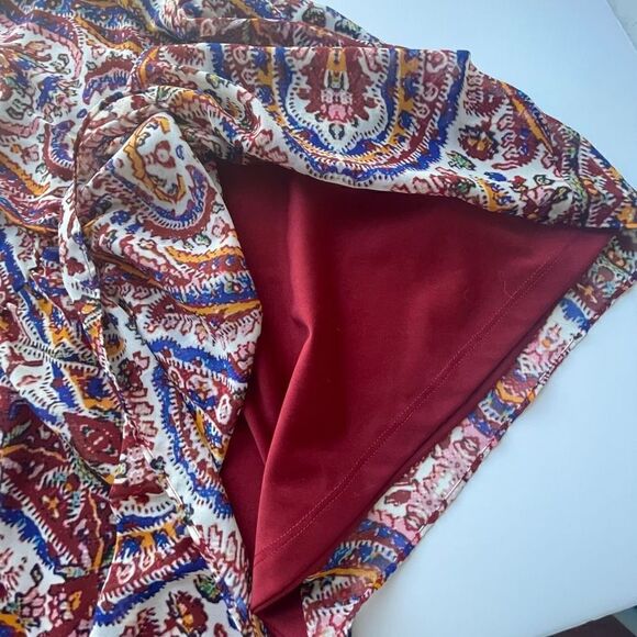 Signature by Sangria, Boho Tiered V-Neck Bell Sleeve Dress, Size 20W - Picture 5 of 10